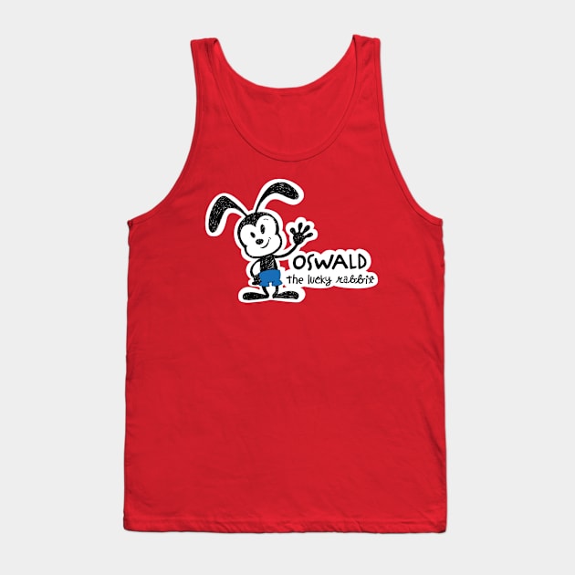 Oswald: The Luck Rabbit Tank Top by cohale